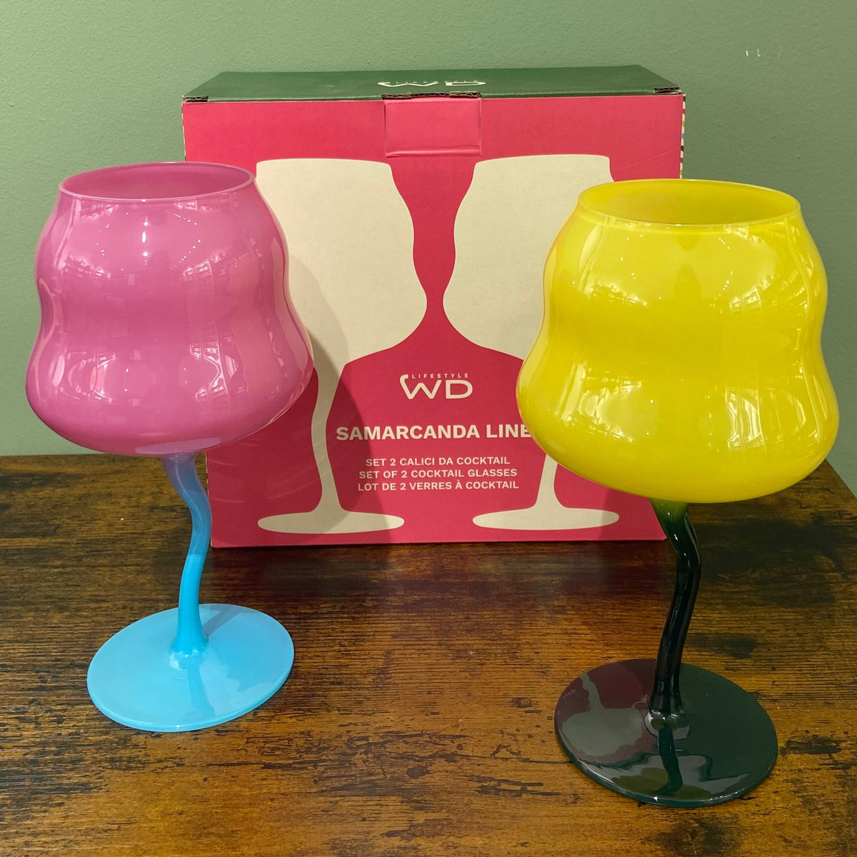 Set due calici cocktail