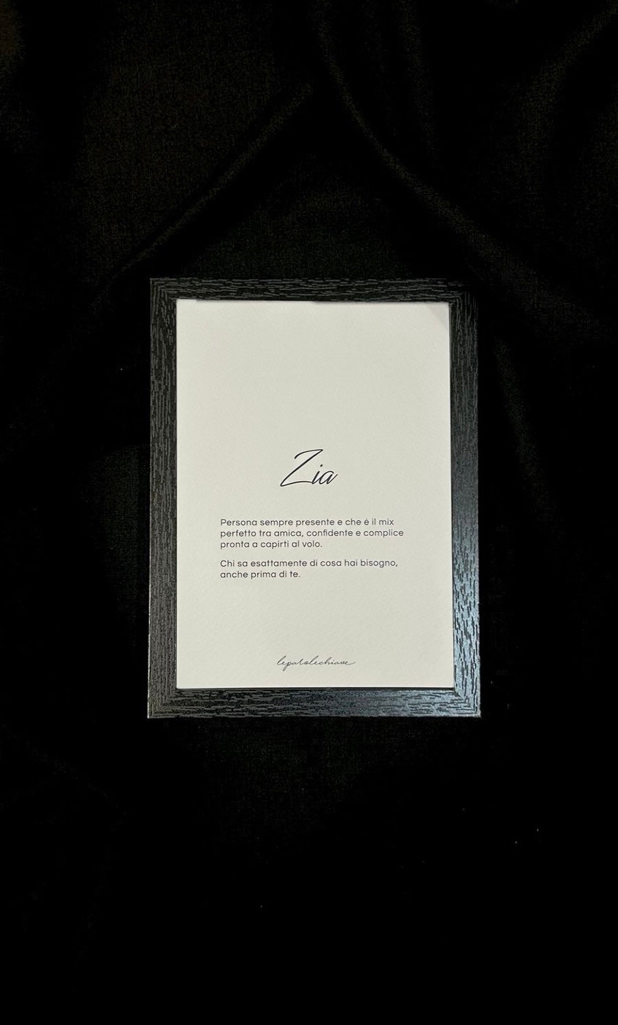 ZIA - 13x18cm con cornice