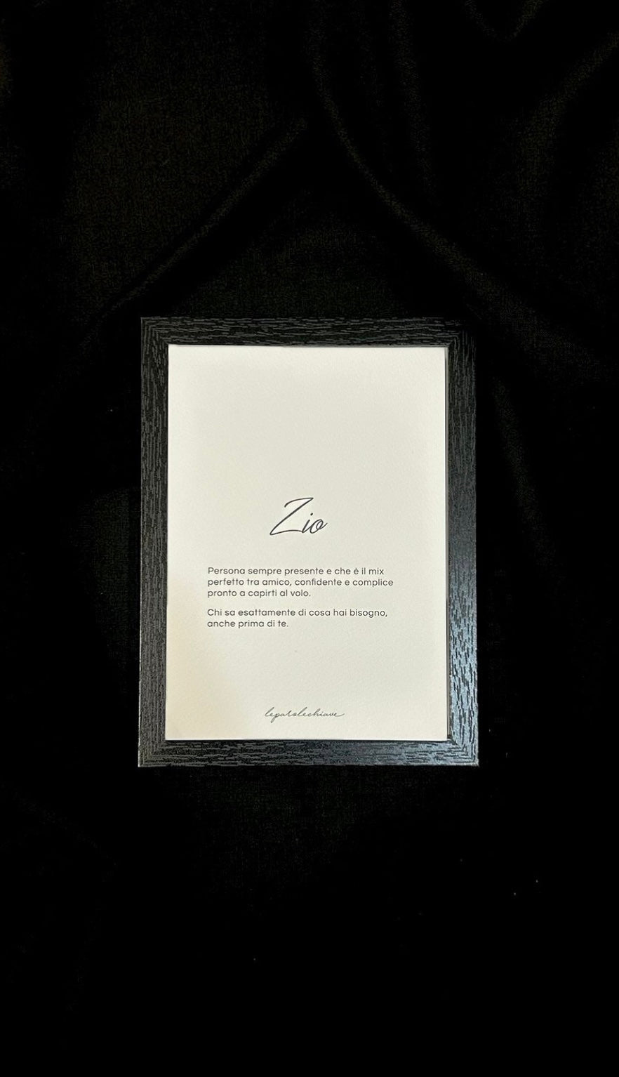 ZIO - 13x18cm con cornice