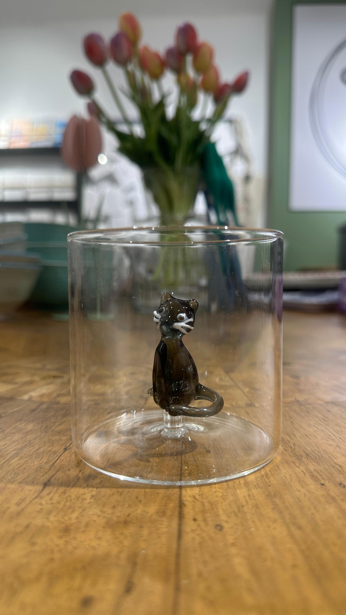 Bicchiere WD - Gatto nero