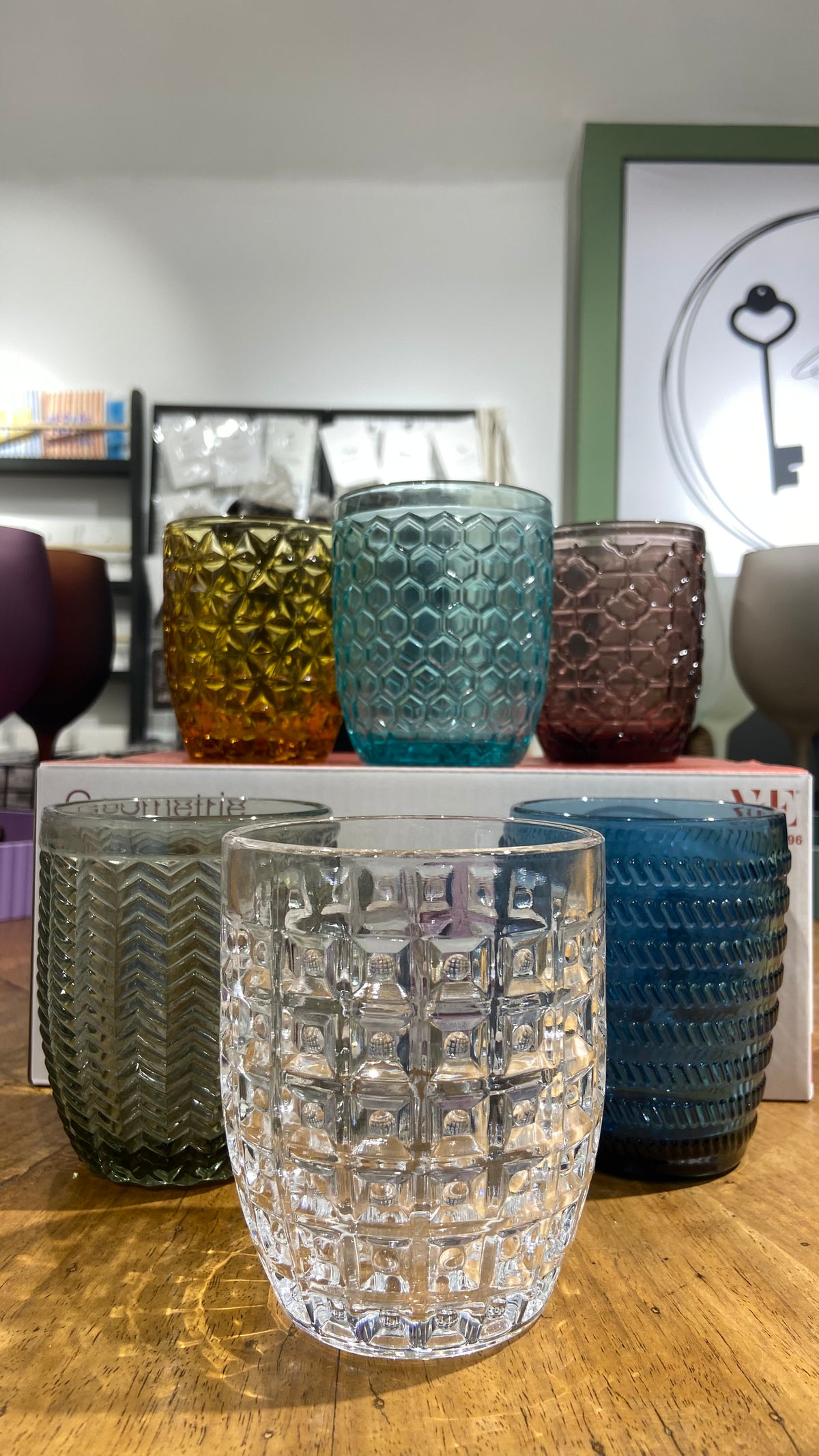 Set sei bicchieri acqua - Geometrie
