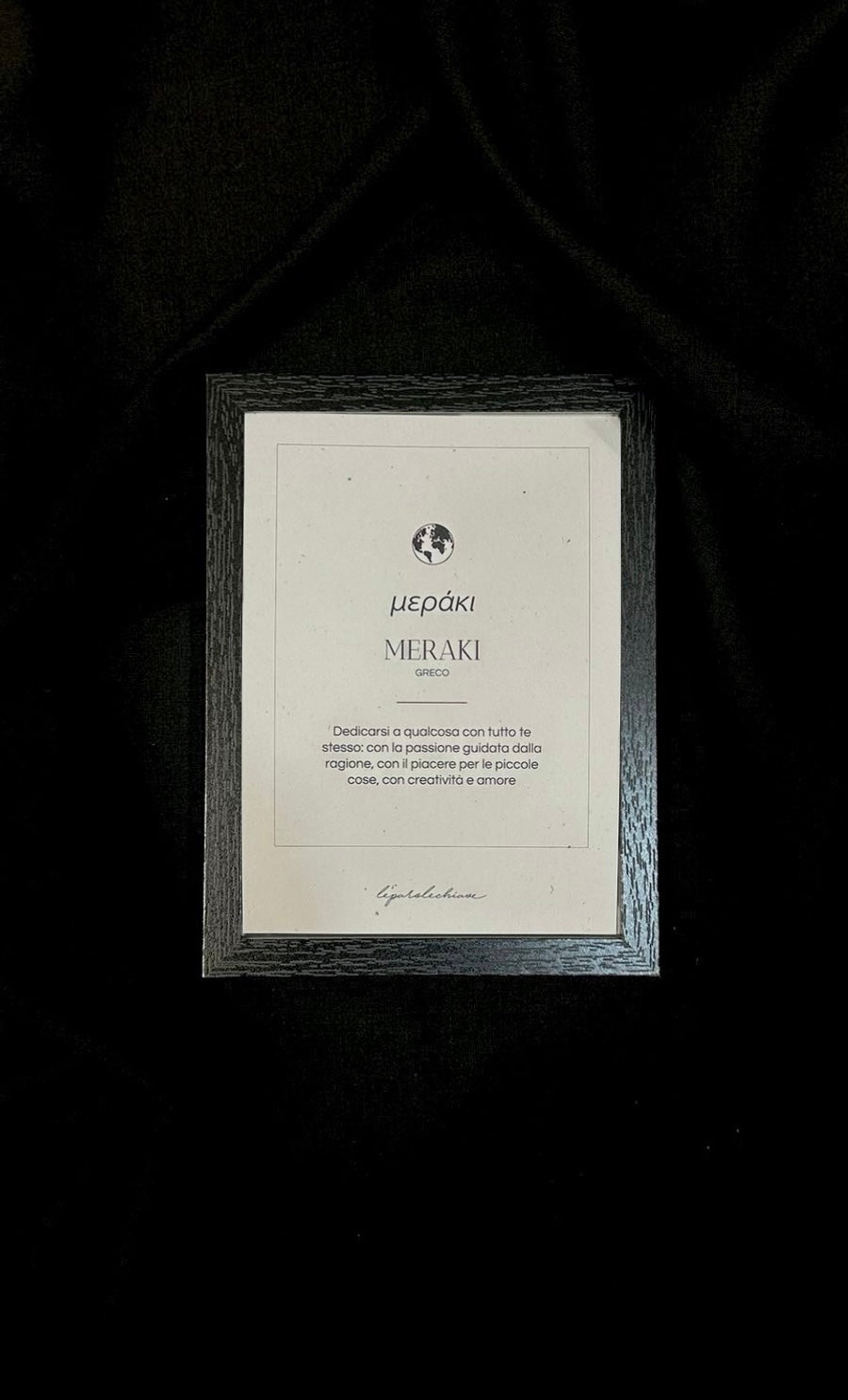 MERAKI - Intraducibili - 13x18cm con cornice