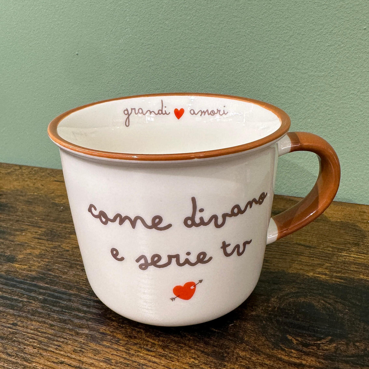 Tazza in ceramica - “come divano e serie tv”