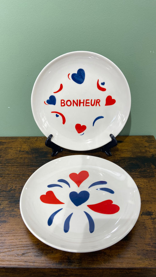 Set due piatti dessert - Bonheur