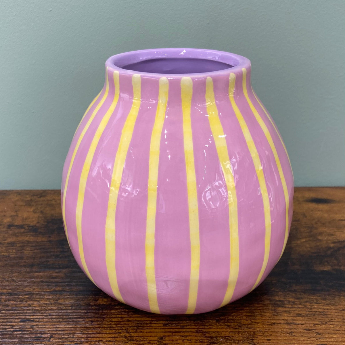 Vaso - rosa e giallo