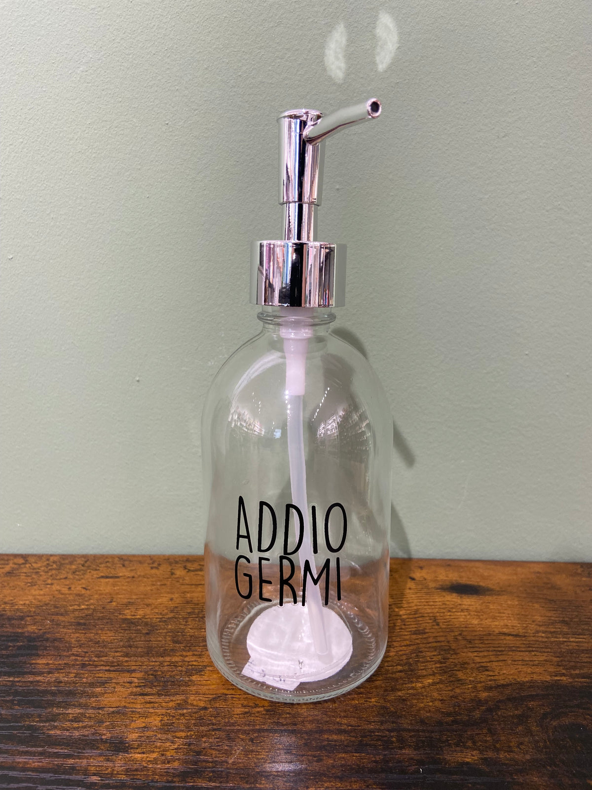 Dispenser sapone - Addio germi