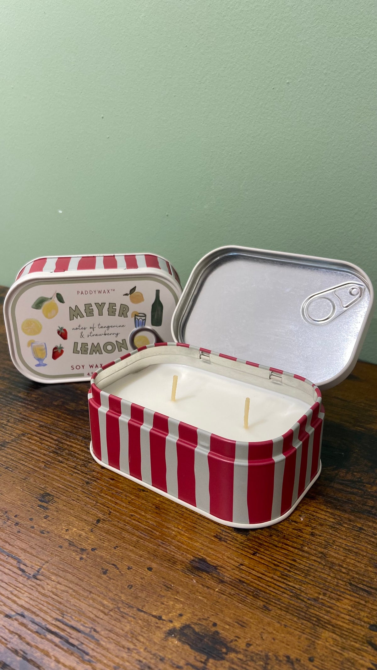 Candela in latta - Mayer Lemon