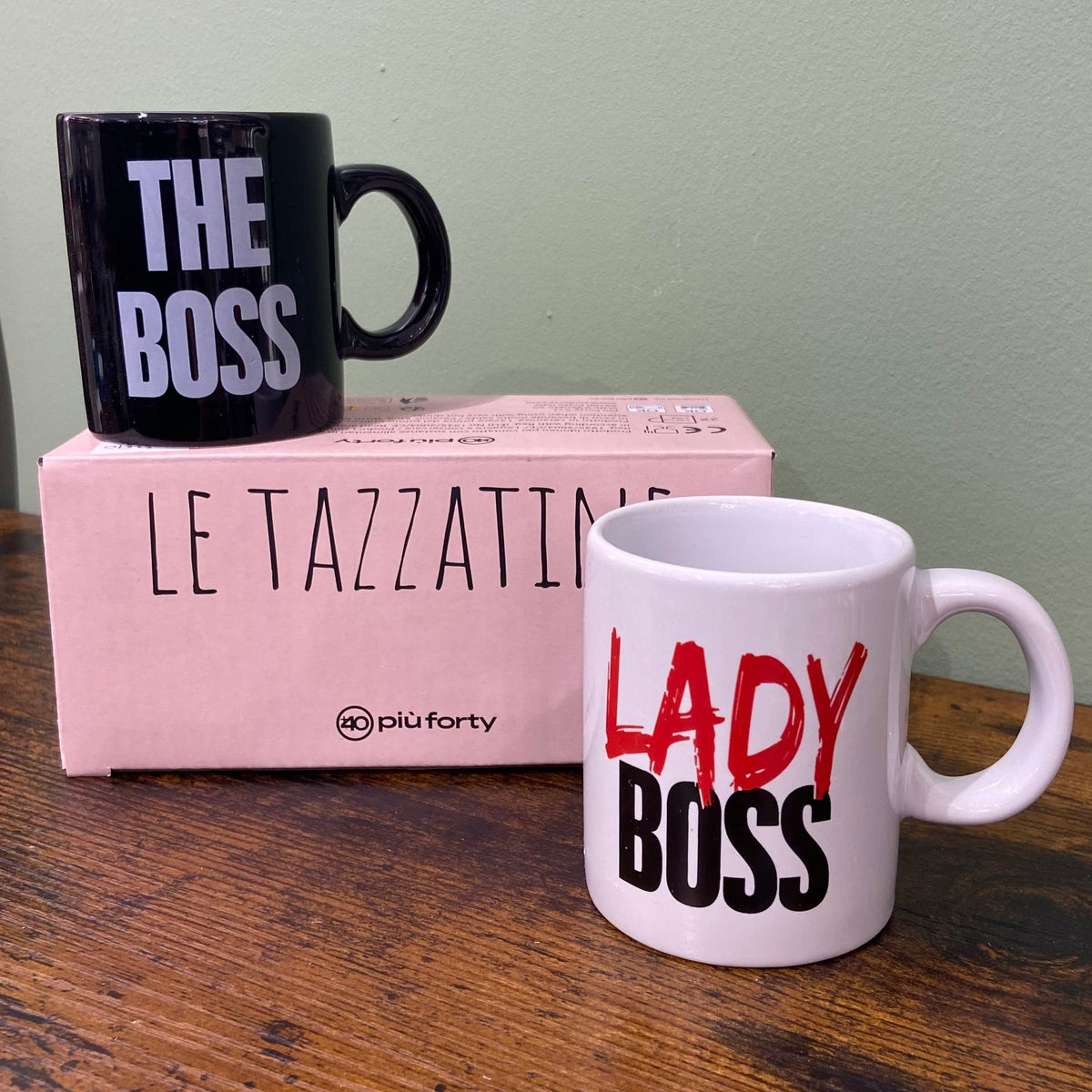 Set due tazzine - the boss, lady boss