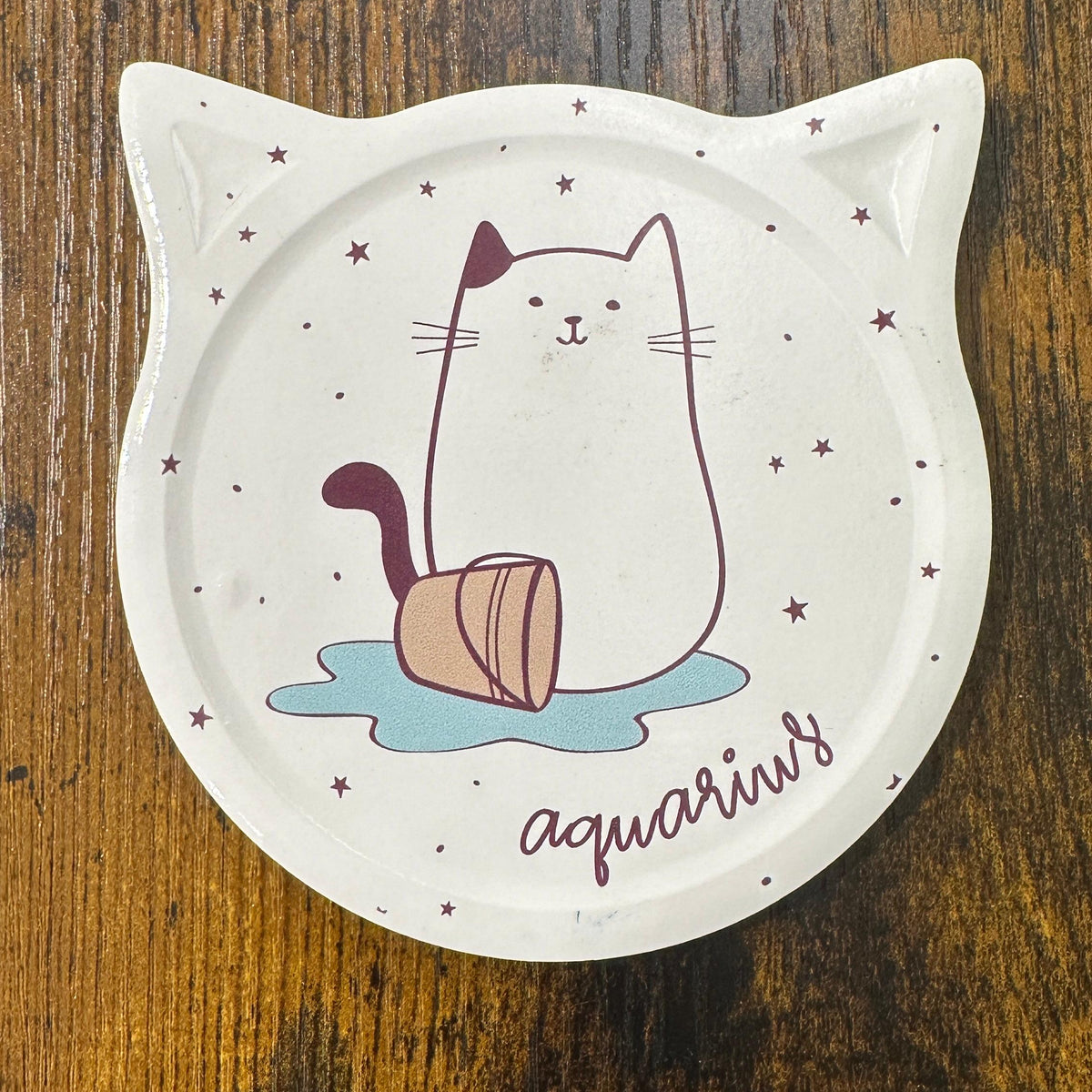 Mattonella decorativa/sottobicchiere - Acquarius