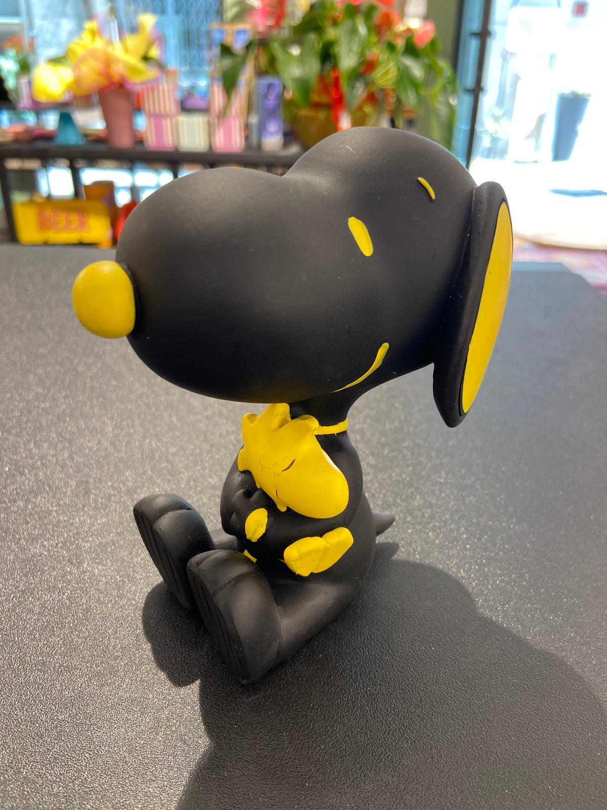 Statua Snoopy e woodstock - 12cm nero
