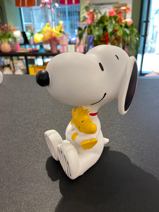 Statua Snoopy e Woodstock - 12cm bianco