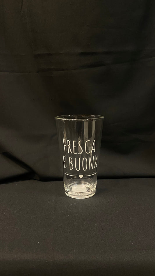 BICCHIERE BIRRA - Fresca e buona