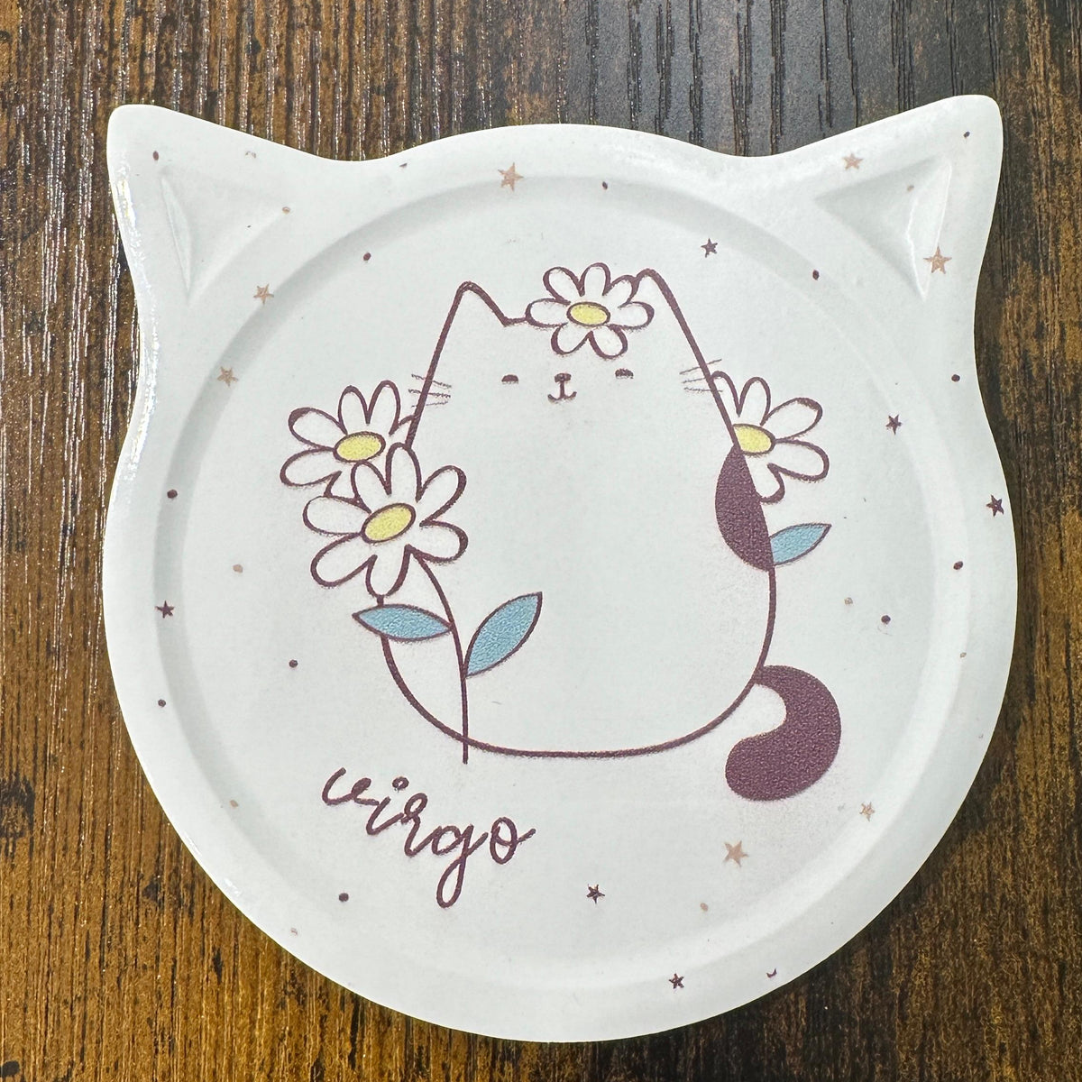 Mattonella decorativa/sottobicchiere - Virgo