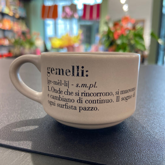Tazzina zodiaco - Gemelli
