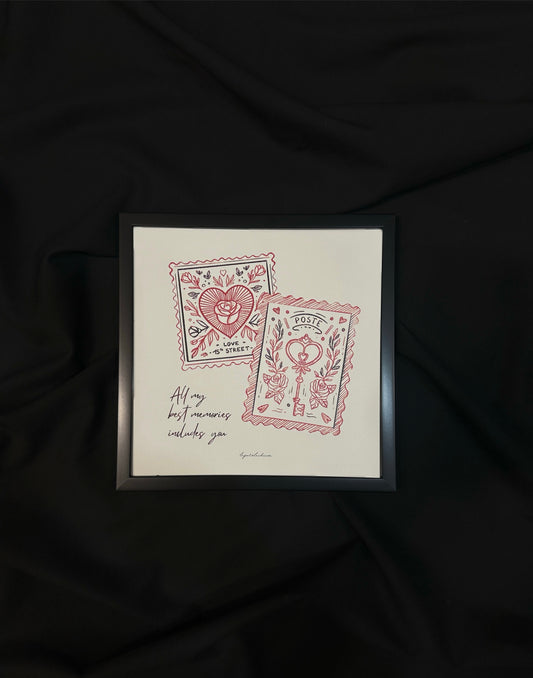 MEMORIES - 20x20cm con cornice