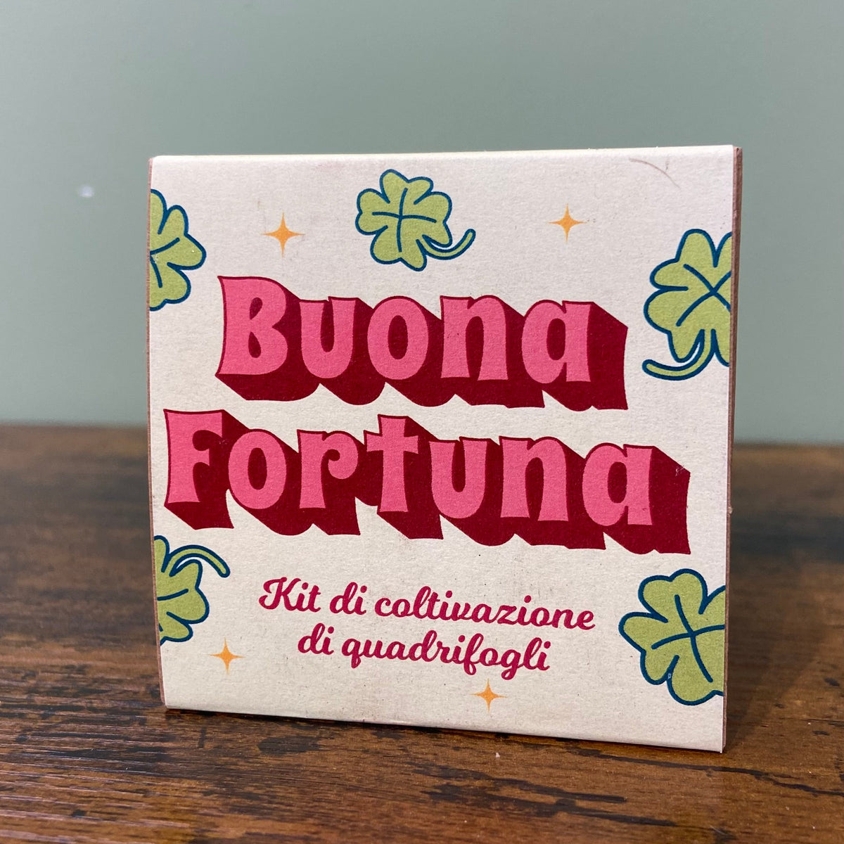 Kit coltivazione - buona fortuna quadrifoglio