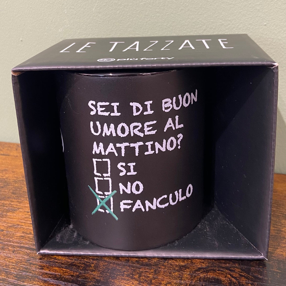 MUG - “sei di buon umore al mattino?”