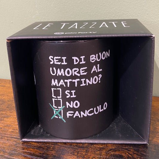MUG - “sei di buon umore al mattino?”
