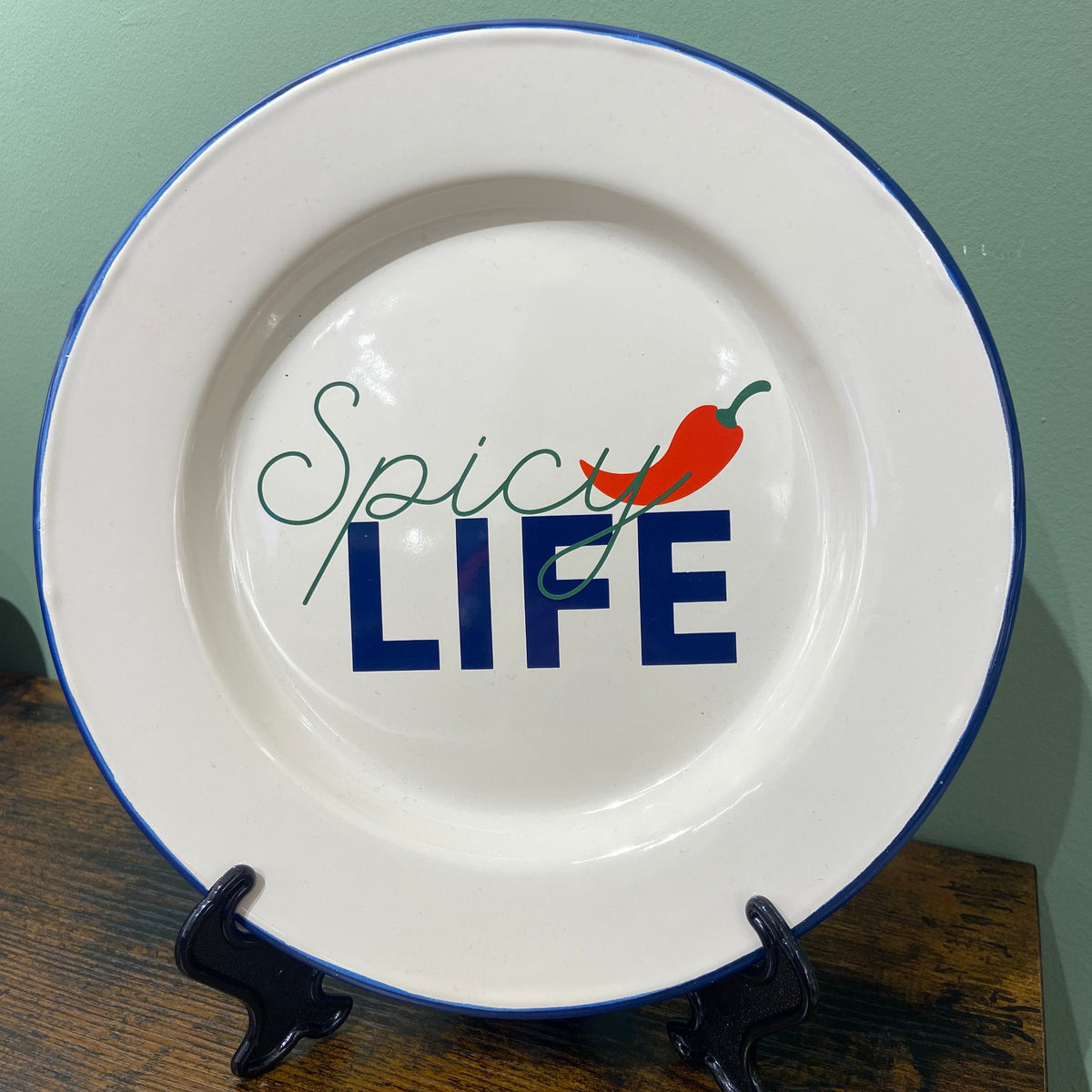 Piatto in latta - Spicy life