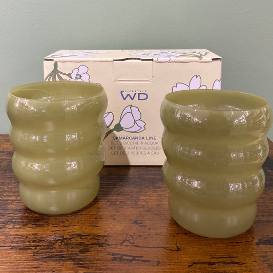 Set due bicchieri - Verde