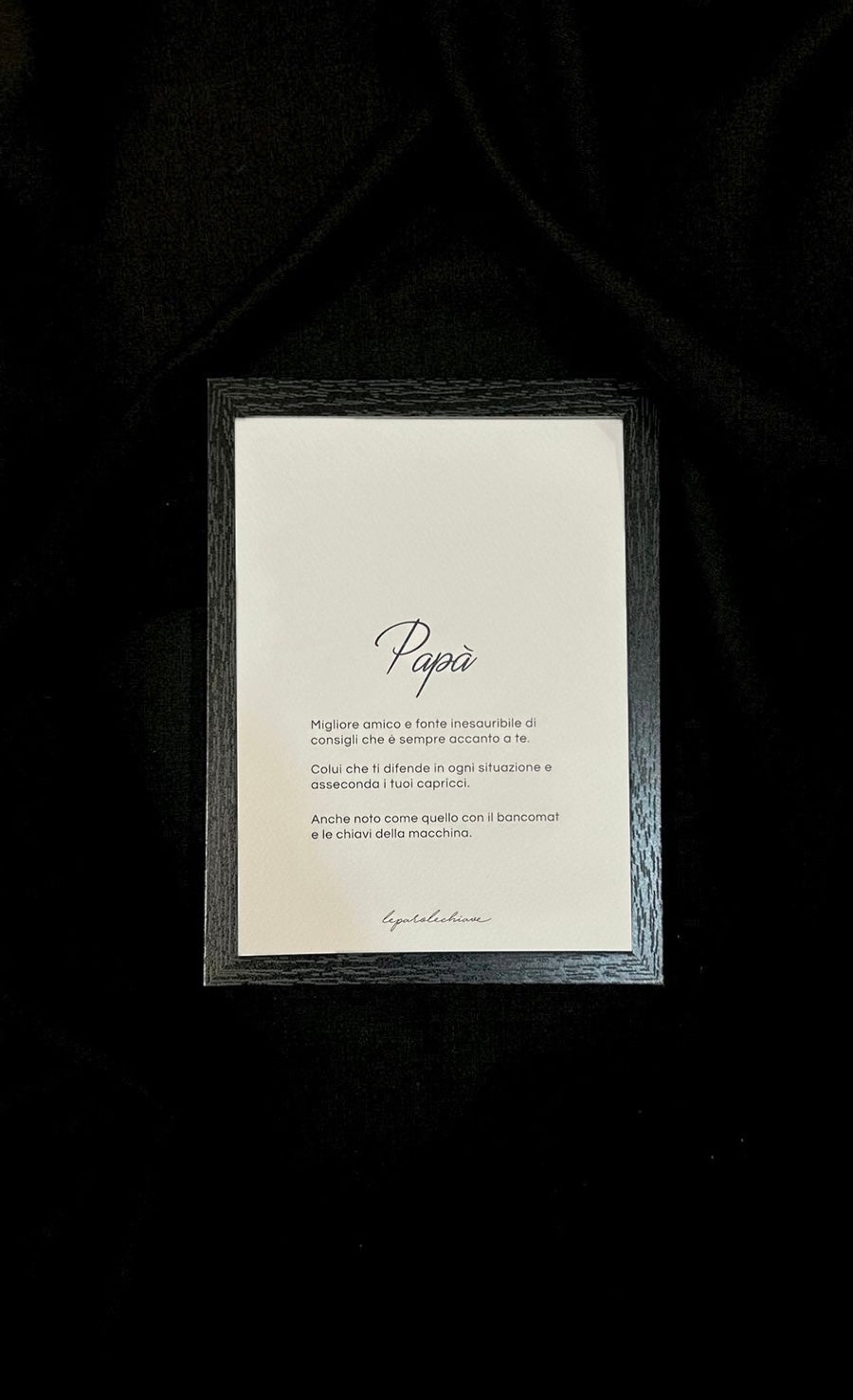 PAPÀ - 13x18cm con cornice