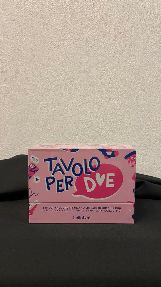 TAVOLO PER DUE - Gioco di carte
