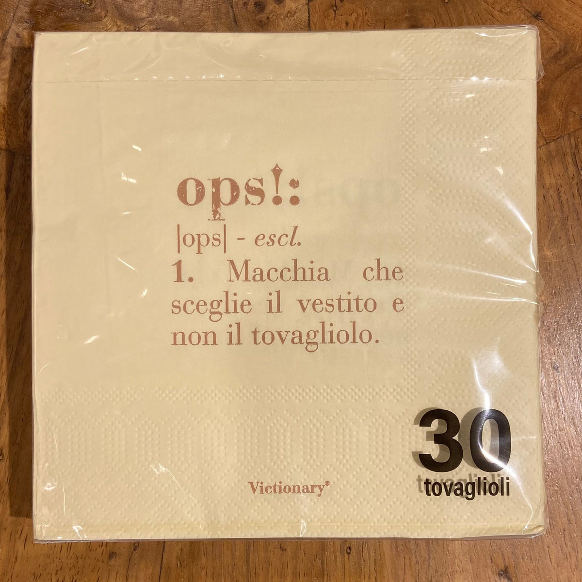 Tovaglioli 30pz - “ops!”