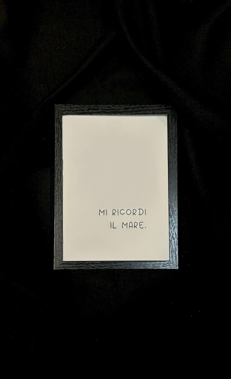 MI RICORDI IL MARE - 13x18cm con cornice