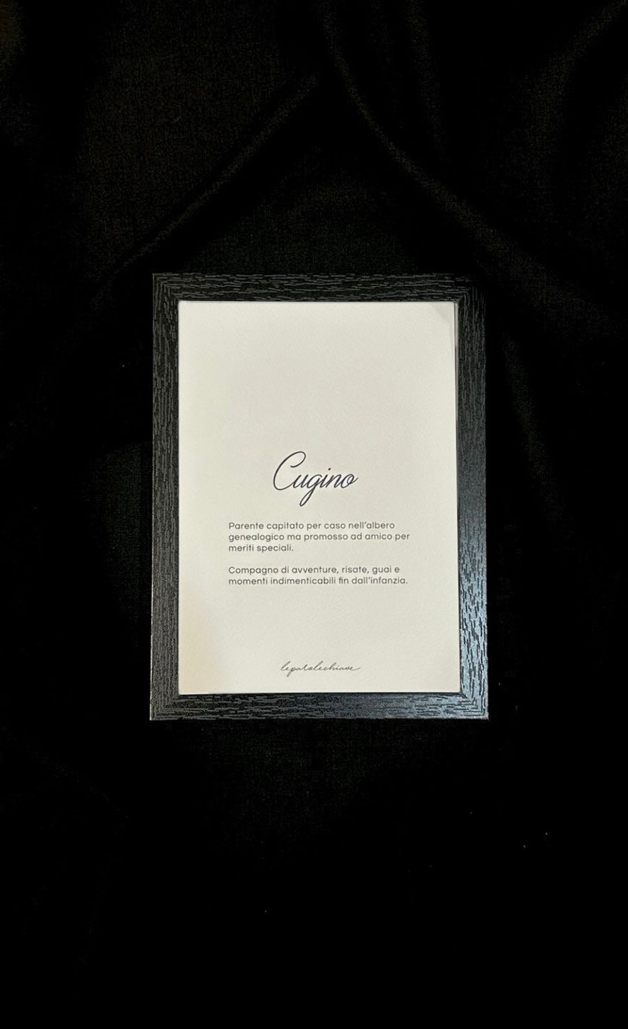 CUGINO - 13x18cm con cornice