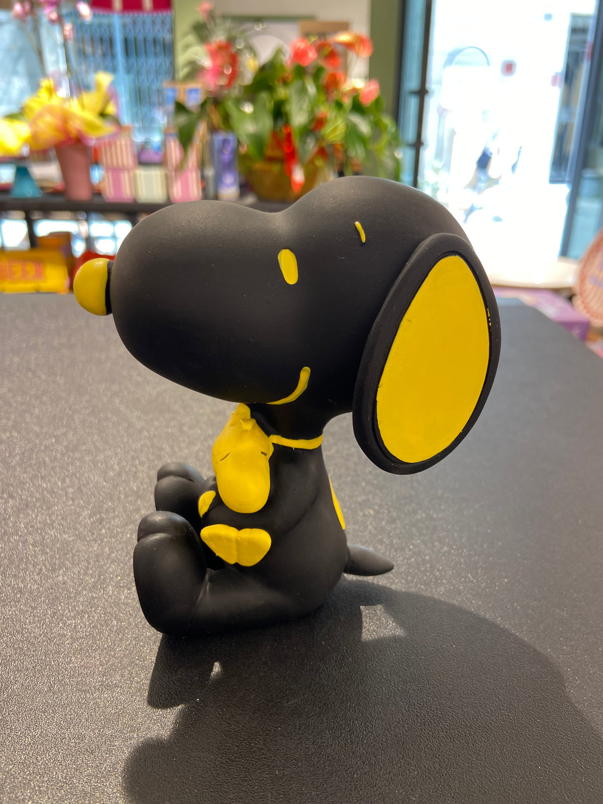 Statua Snoopy e woodstock - 12cm nero