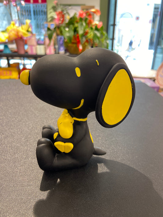 Statua Snoopy e woodstock - 12cm nero