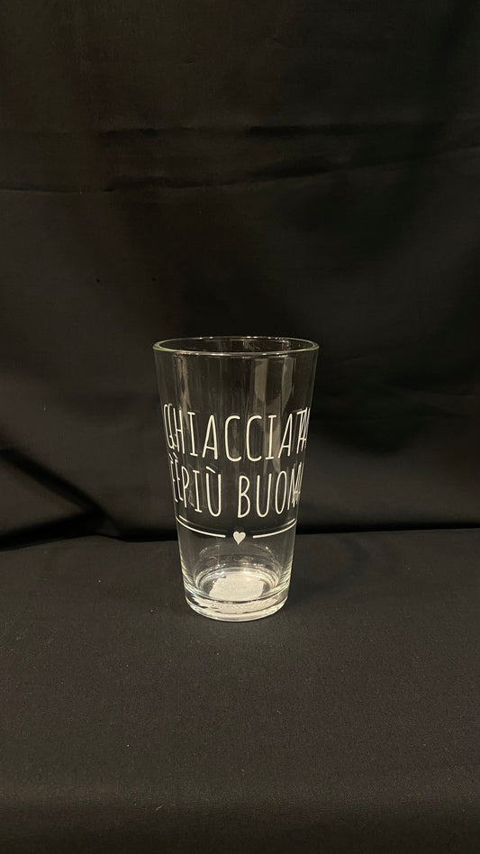 BICCHIERE BIRRA - Ghiacciata è più buona