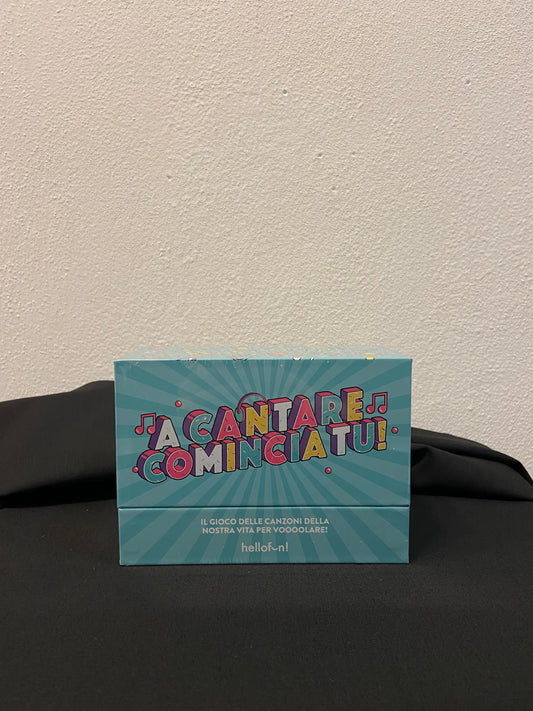A CANTARE COMINCIA TU - Gioco di carte