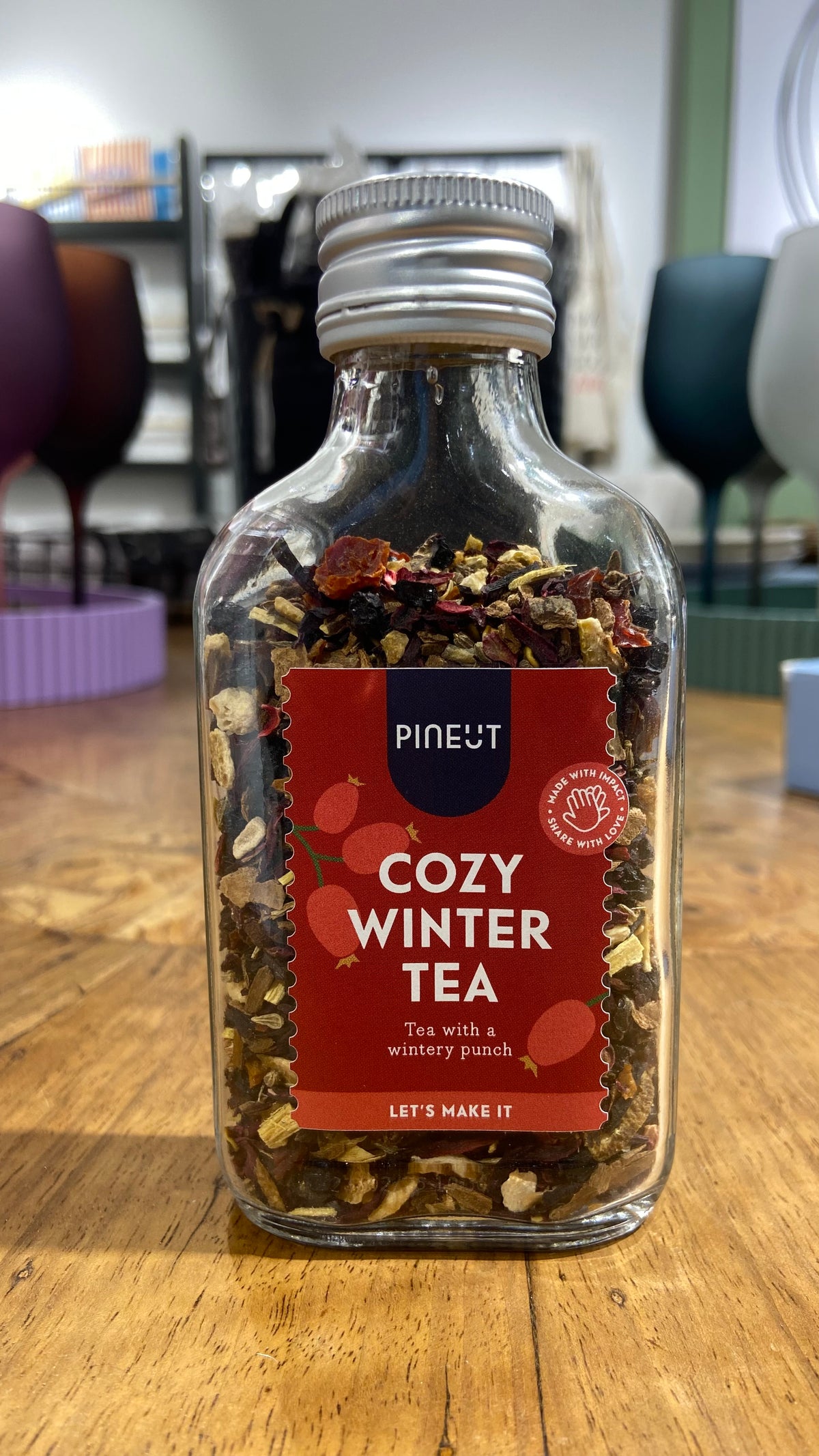 Cozy winter tea