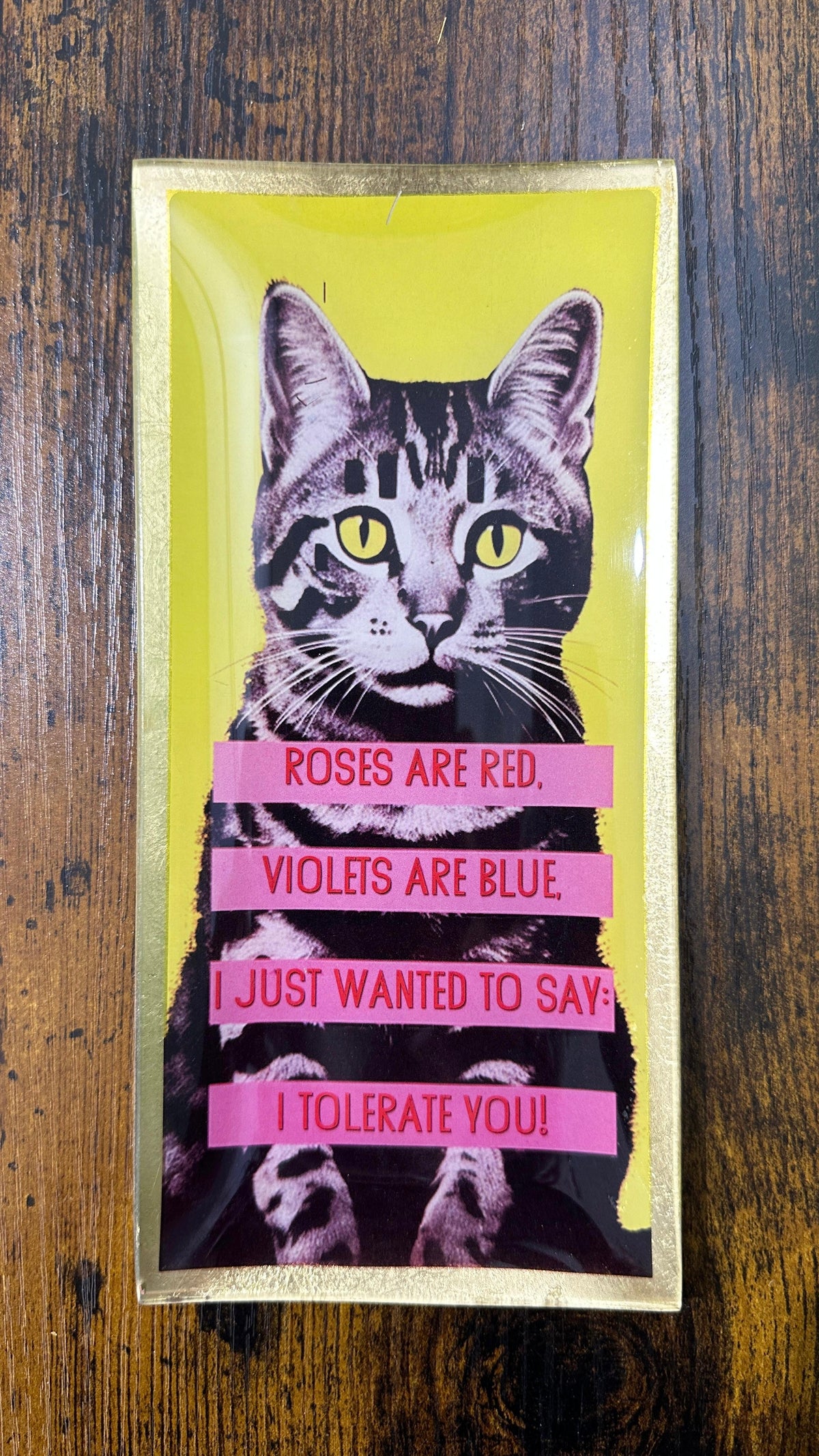 Piattino in vetro - Gatto