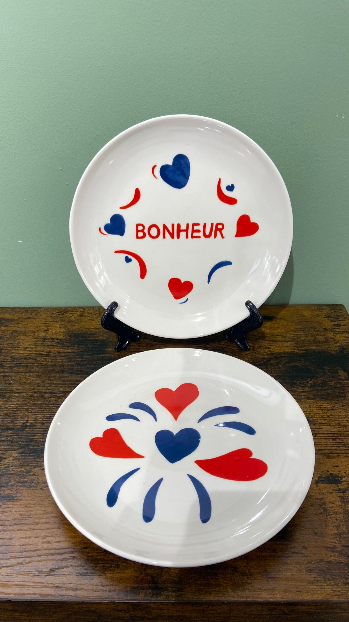 Set due piatti dessert - Bonheur