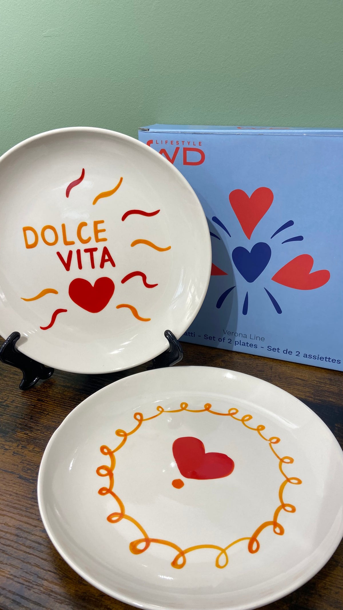 Set due piatti - dolce vita