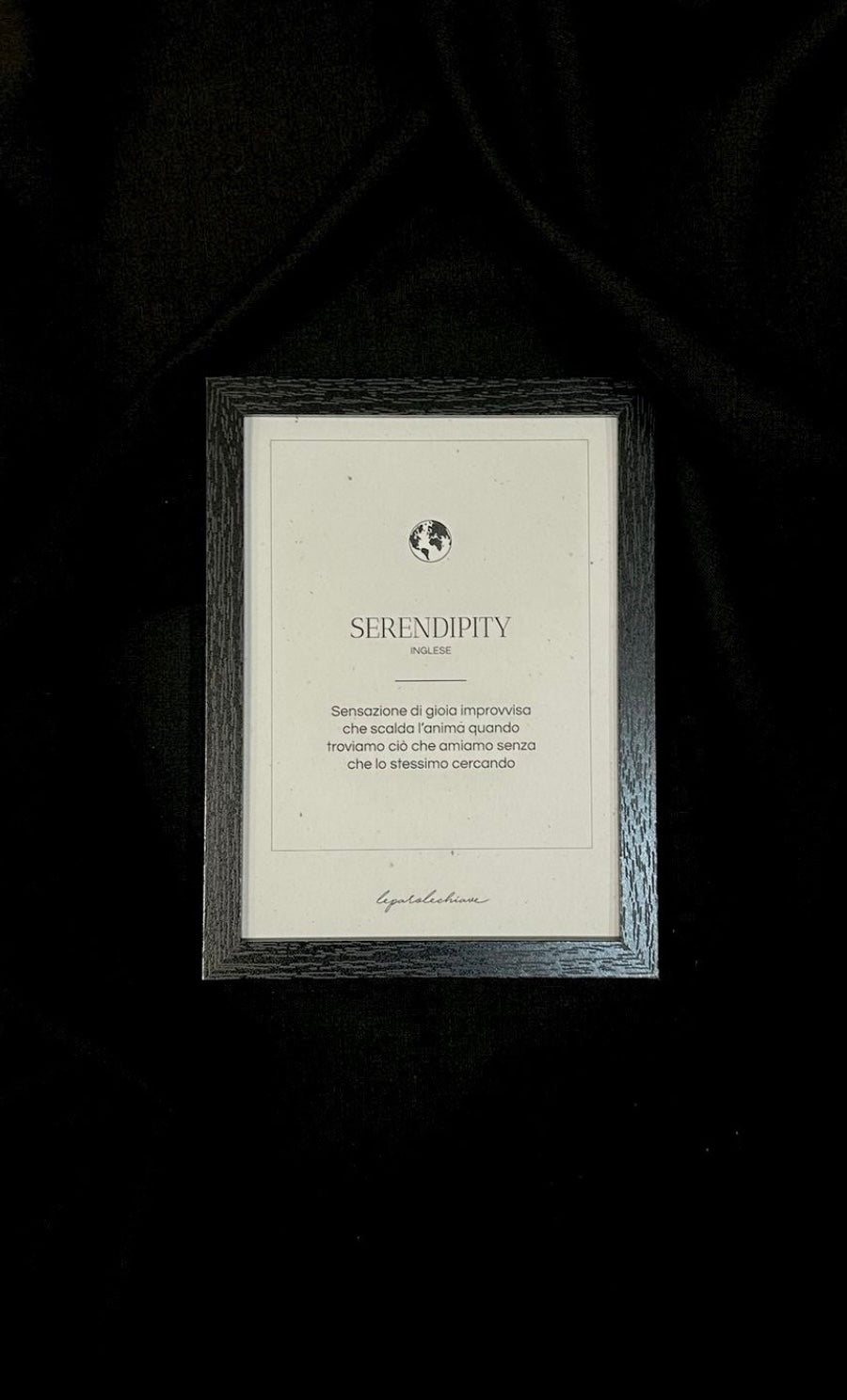 SERENDIPITY - Intraducibili - 13x18cm con cornice