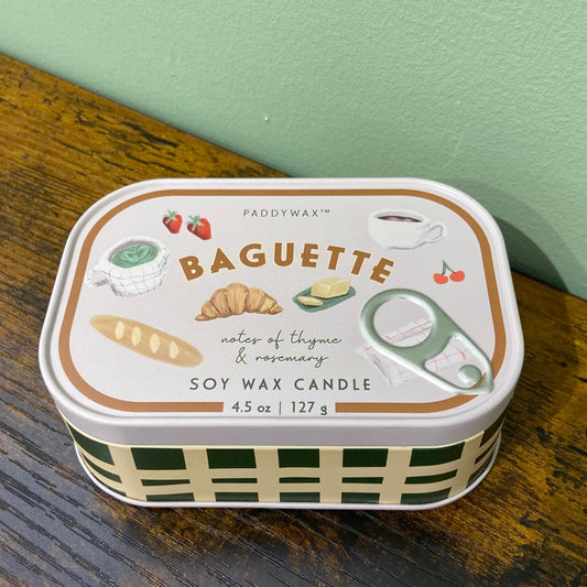 Candela in latta - Baguette