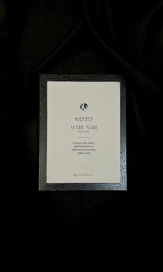 WABI-SABI - Intraducibili - 13x18cm con cornice