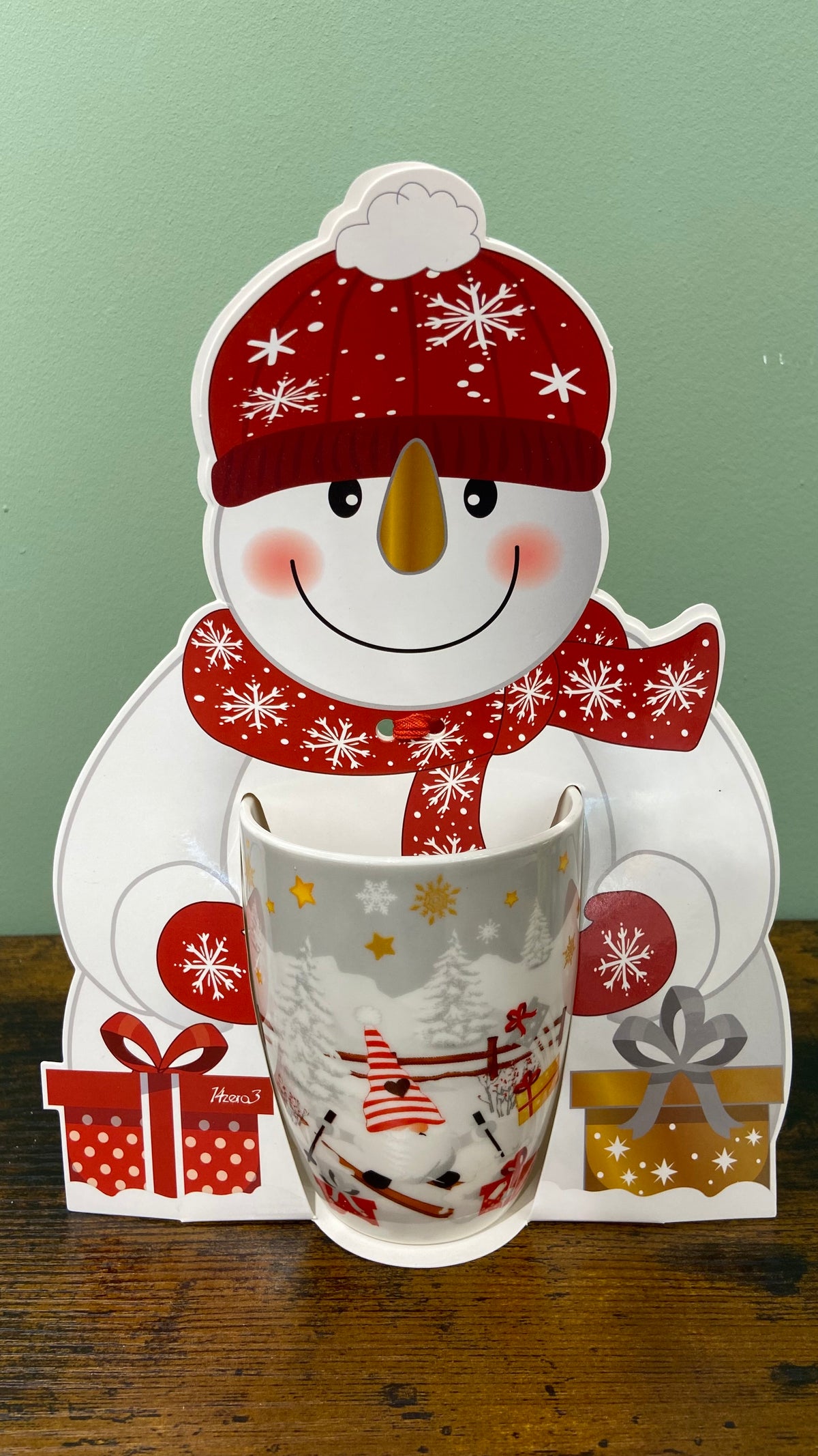 Mug natalizia - Renna e Babbo Natale