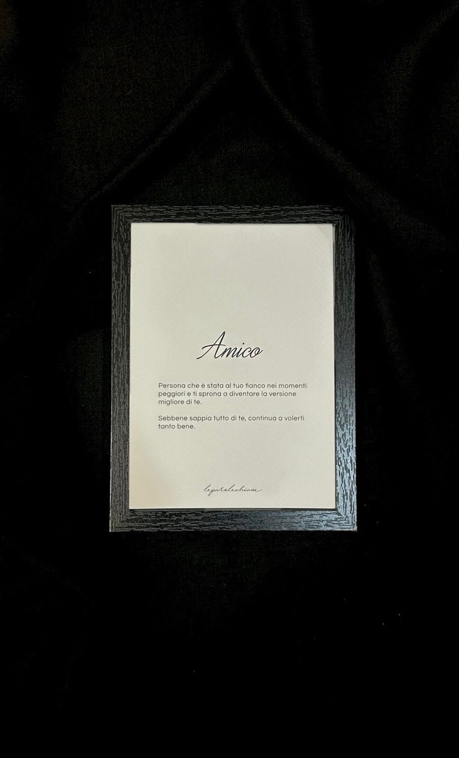 AMICO - 13x18cm con cornice