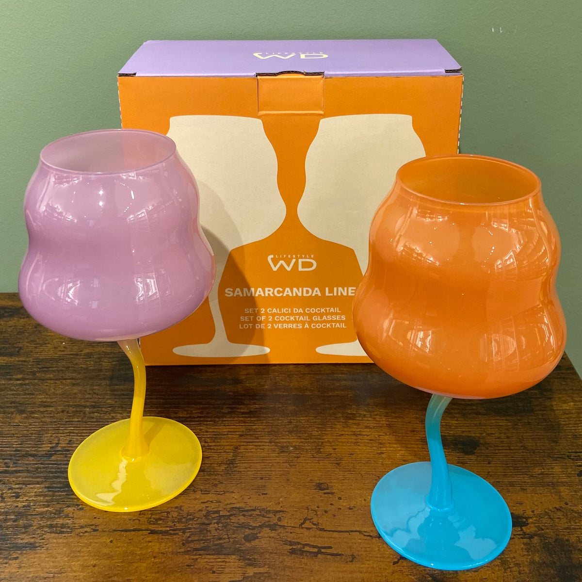 Set due calici cocktail