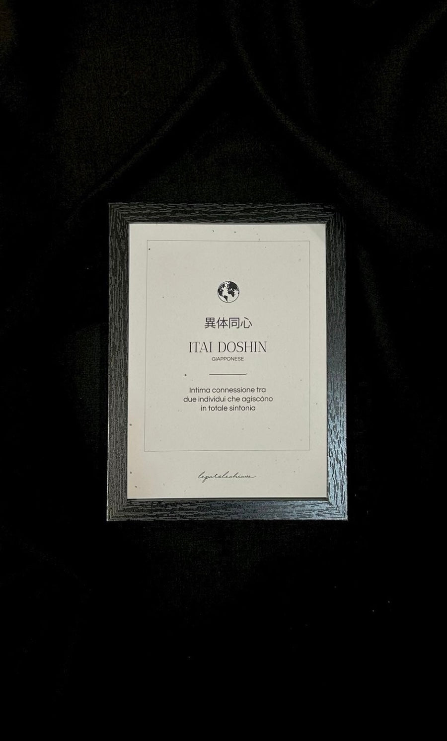 ITAI DOSHIN - Intraducibili - 13x18cm con cornice
