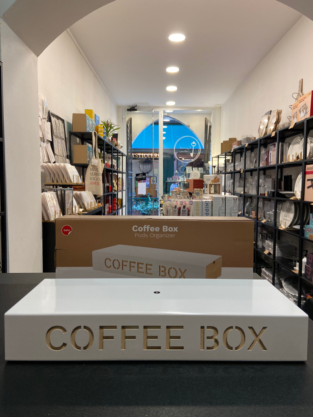 SCATOLA PER CAFFÈ - Bianco