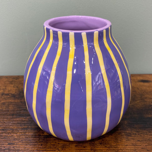 Vaso - viola e giallo