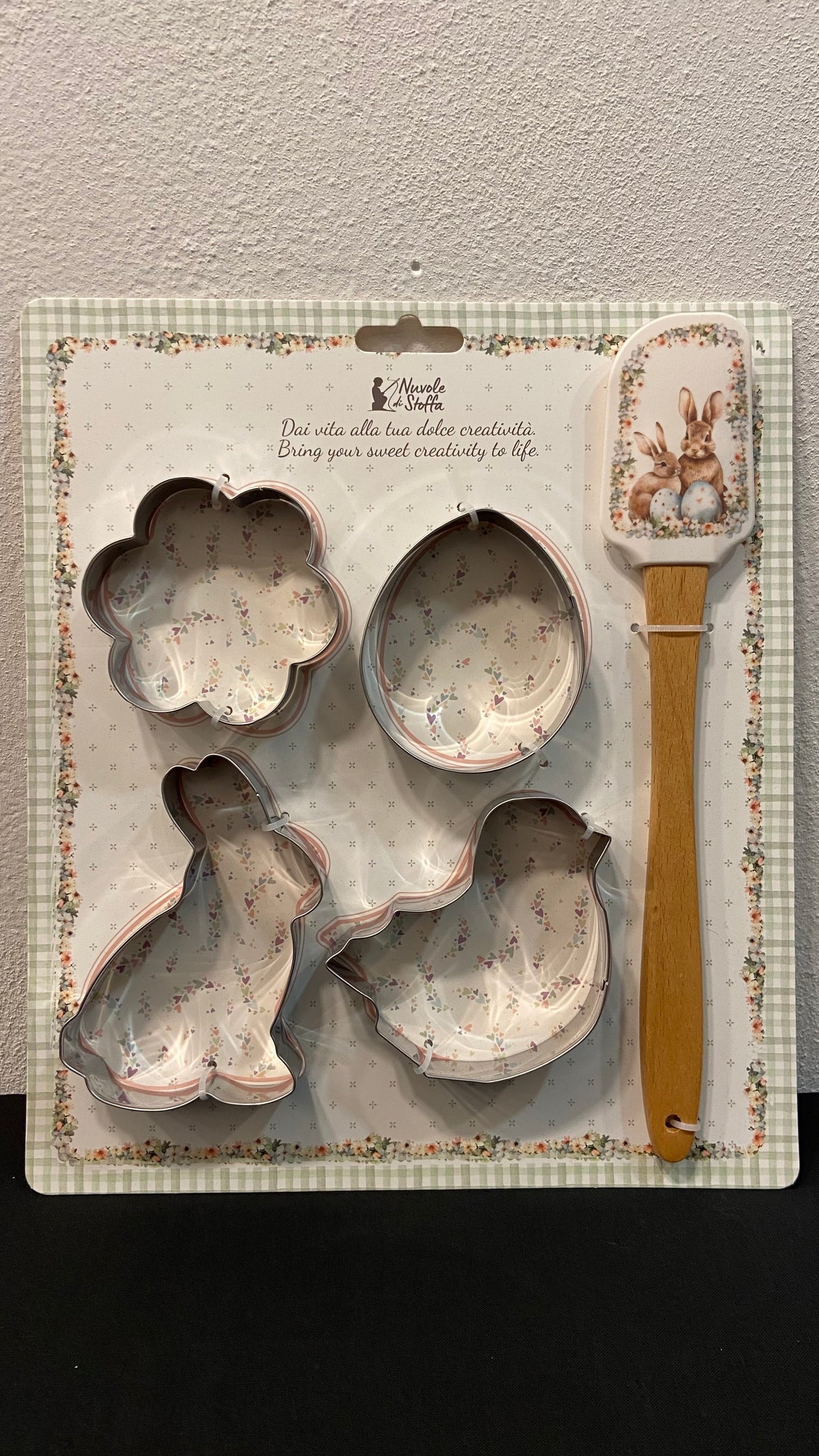 SET 4 STAMPI PASQUALI CON SPATOLA